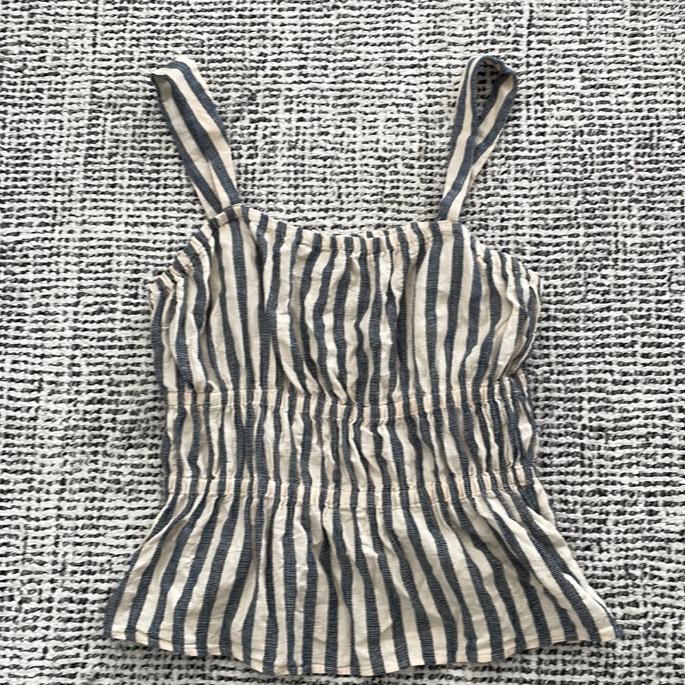 Striped universal thread tank top
